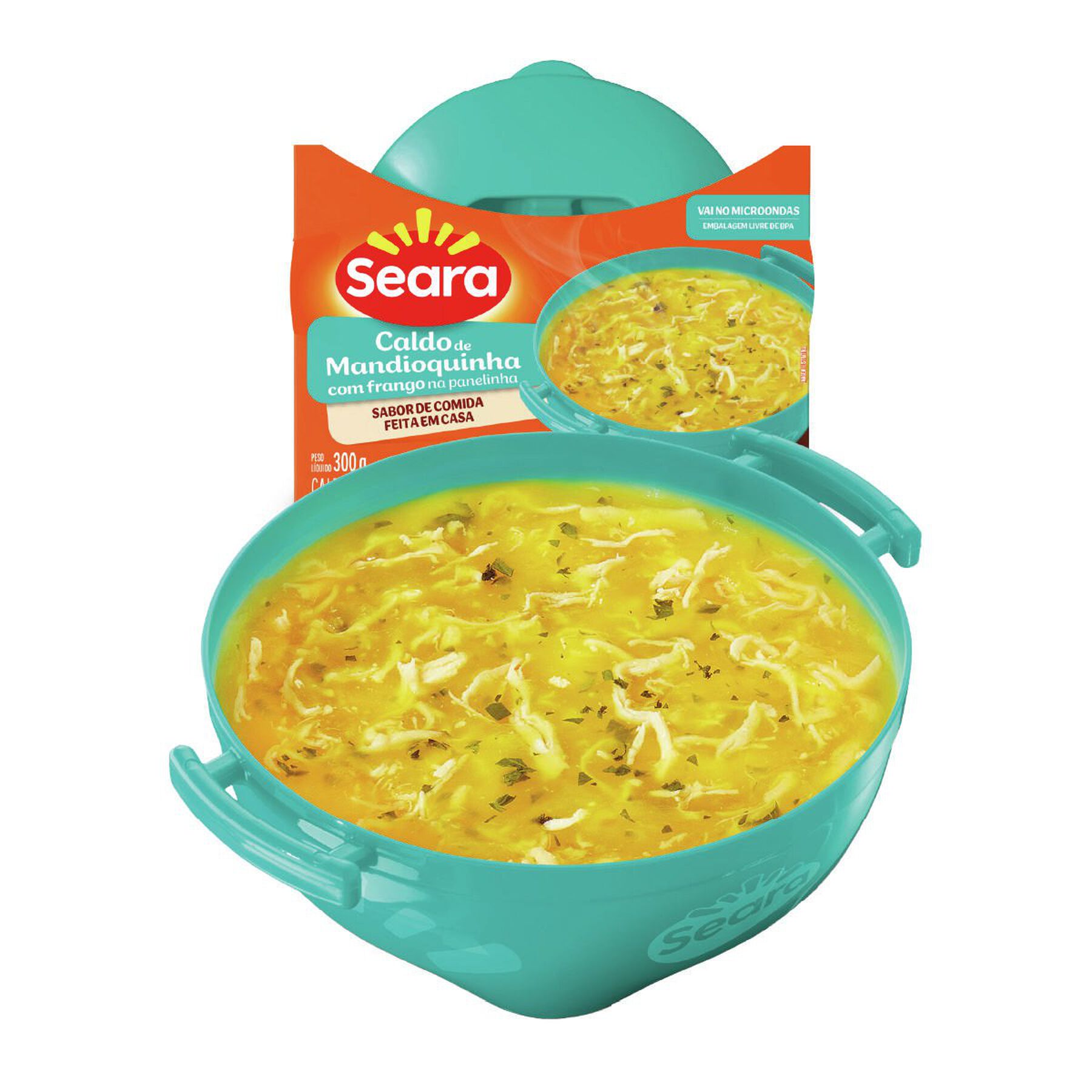Caldo de Mandioquinha com Frango Na Panelinha Seara 300g