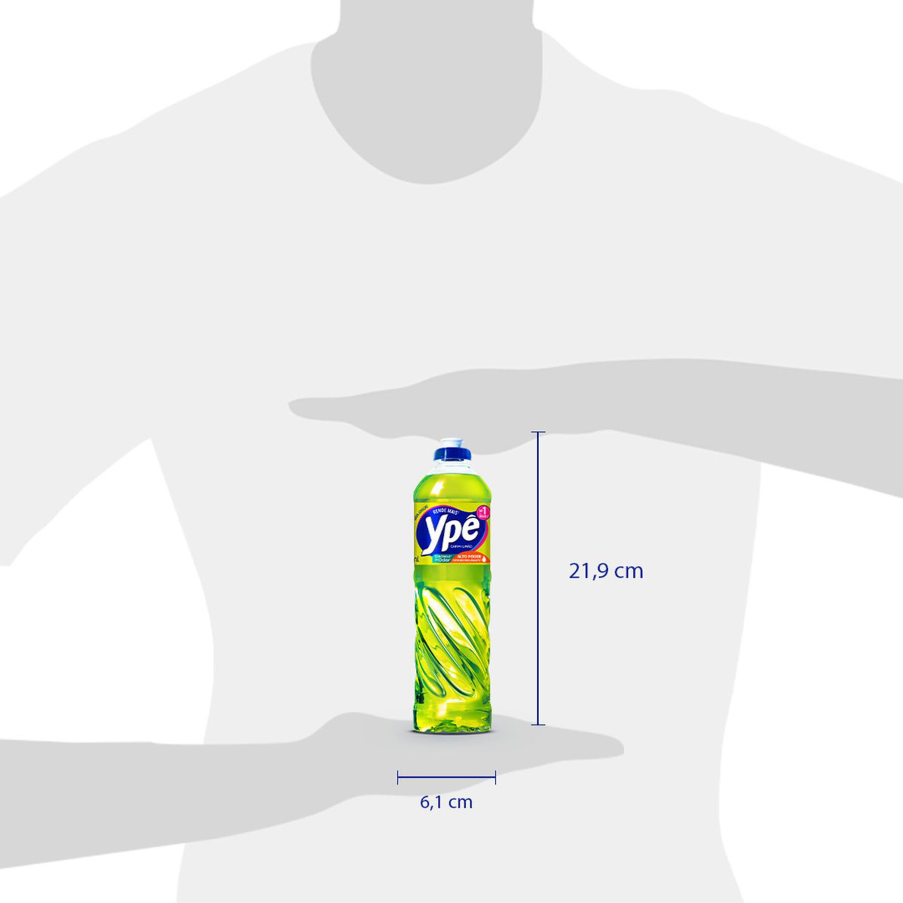 Detergente Líquido Capim Limão Ypê 500ml