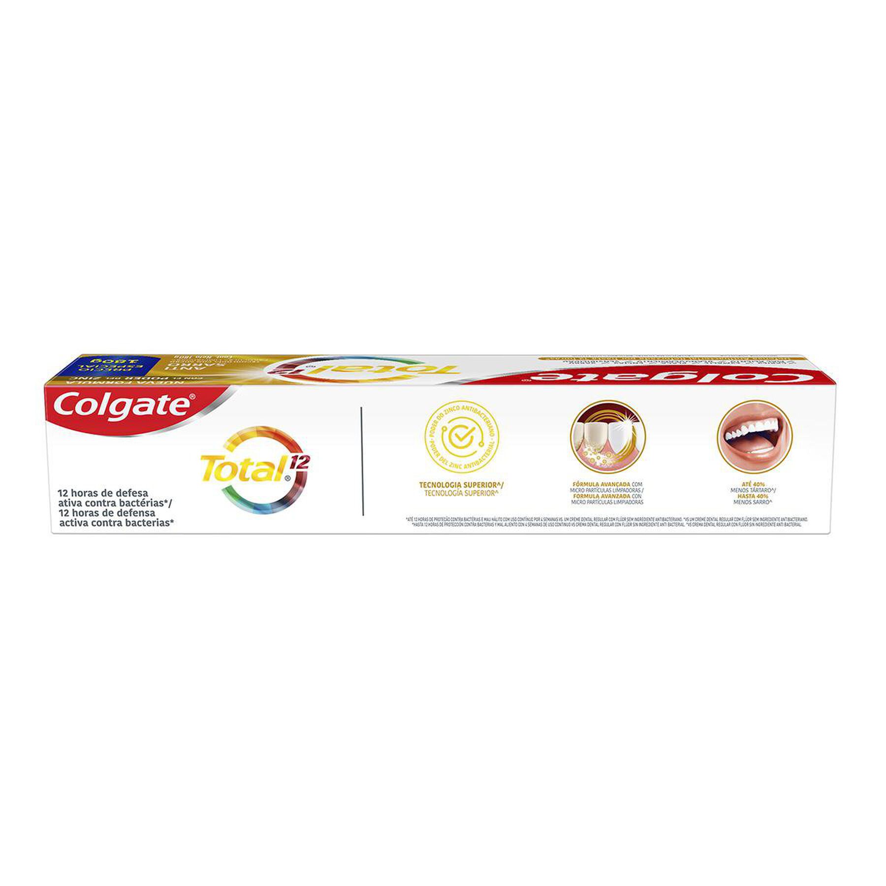 Creme Dental Colgate Total 12 Anti Tártaro 180g