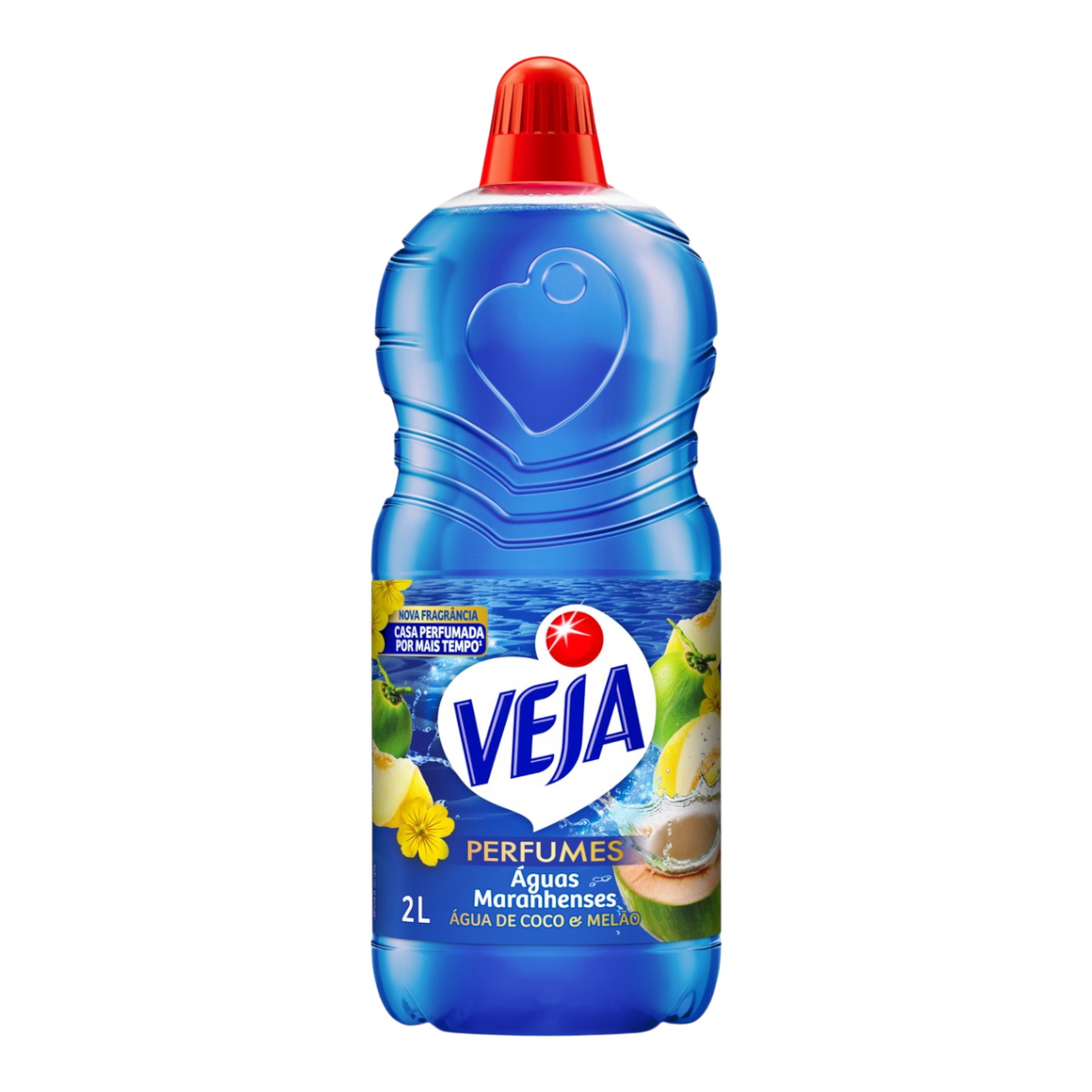 Limpador Perfumado &Aacute;gua de Coco e Mel&atilde;o Veja Perfumes &Aacute;guas Maranhenses Frasco 2l