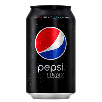 Refrigerante Cola Zero Açúcar Pepsi Black Lata 350ml