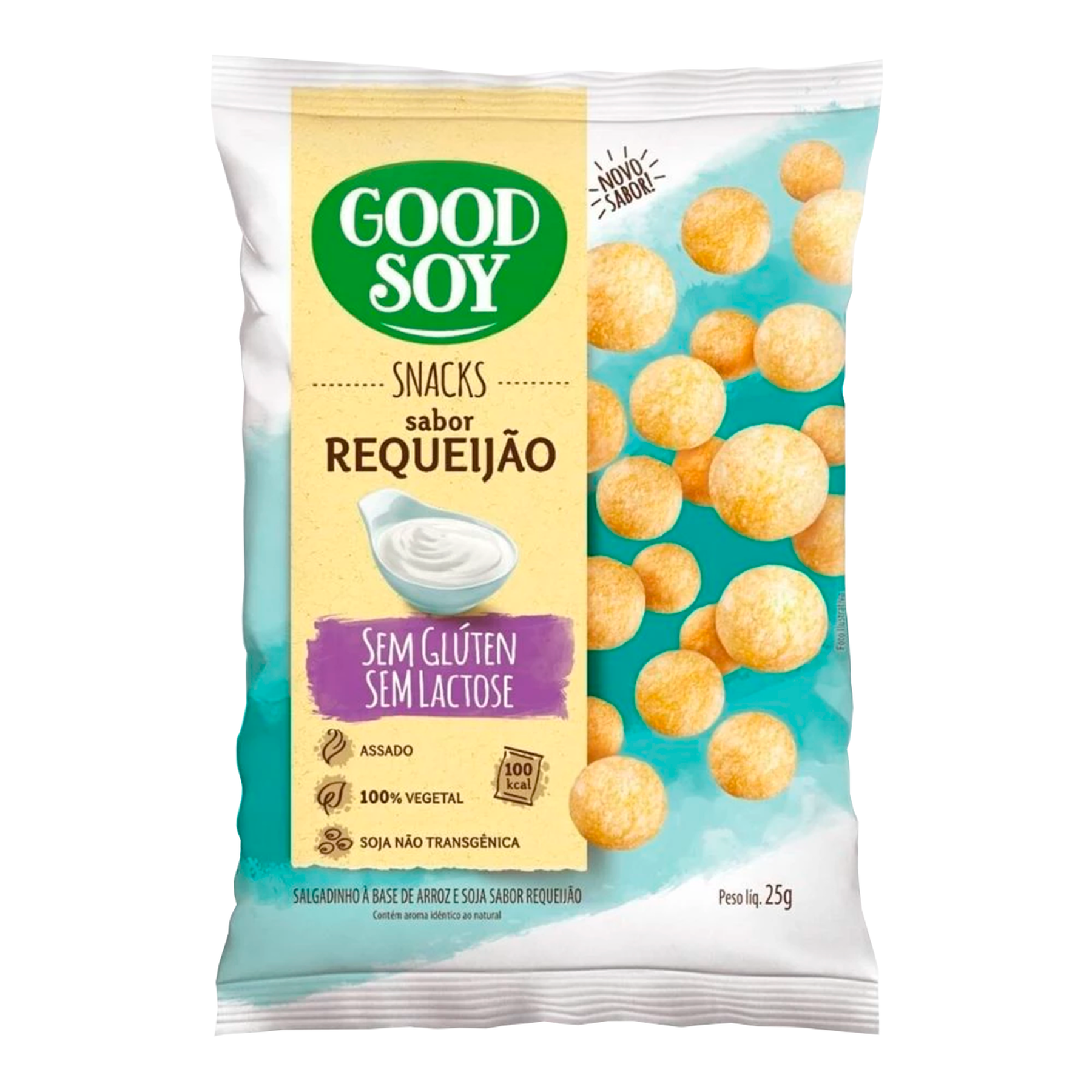 Snacks Requeijão Good Soy Pacote 25g