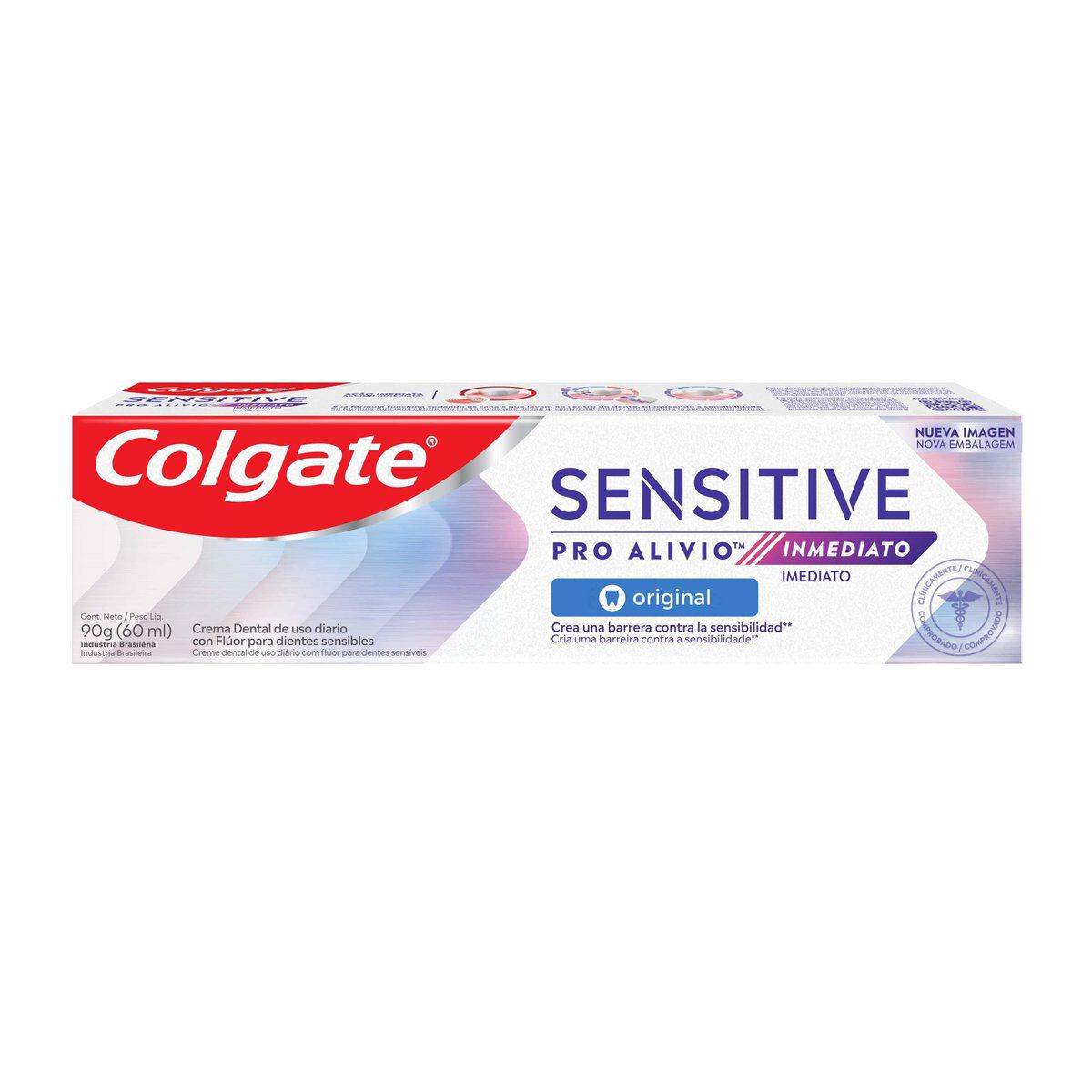 Creme Dental Para Sensibilidade Colgate Sensitive Pro Al&iacute;vio Imediato Original 90g