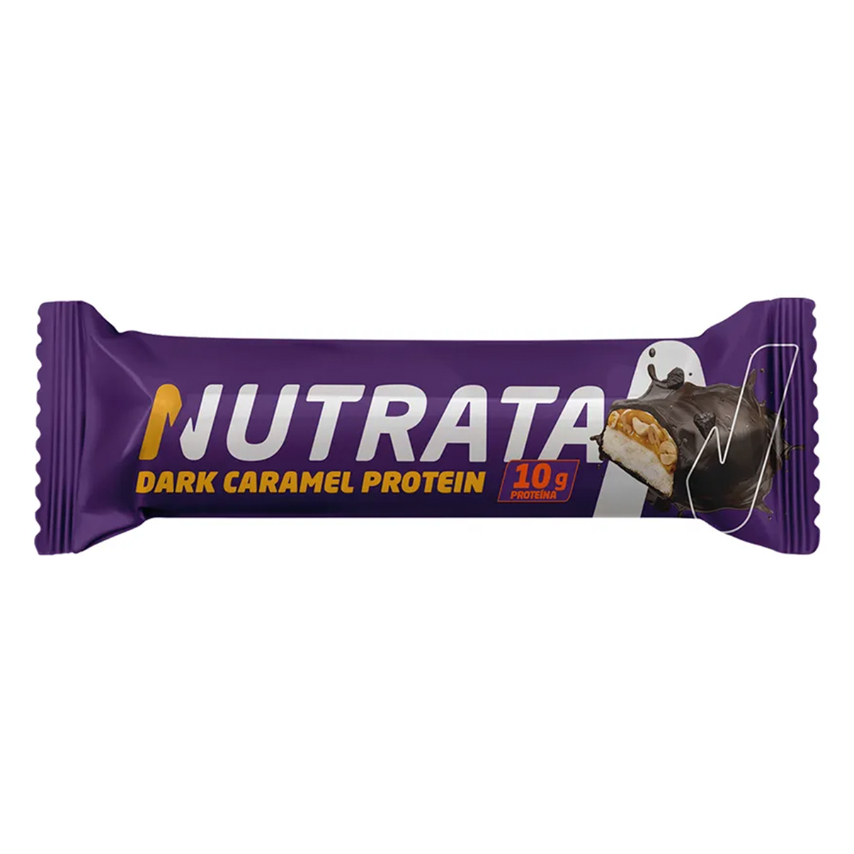Barra de Prote&iacute;na Dark Caramel Protein 10g Nutrata 45g