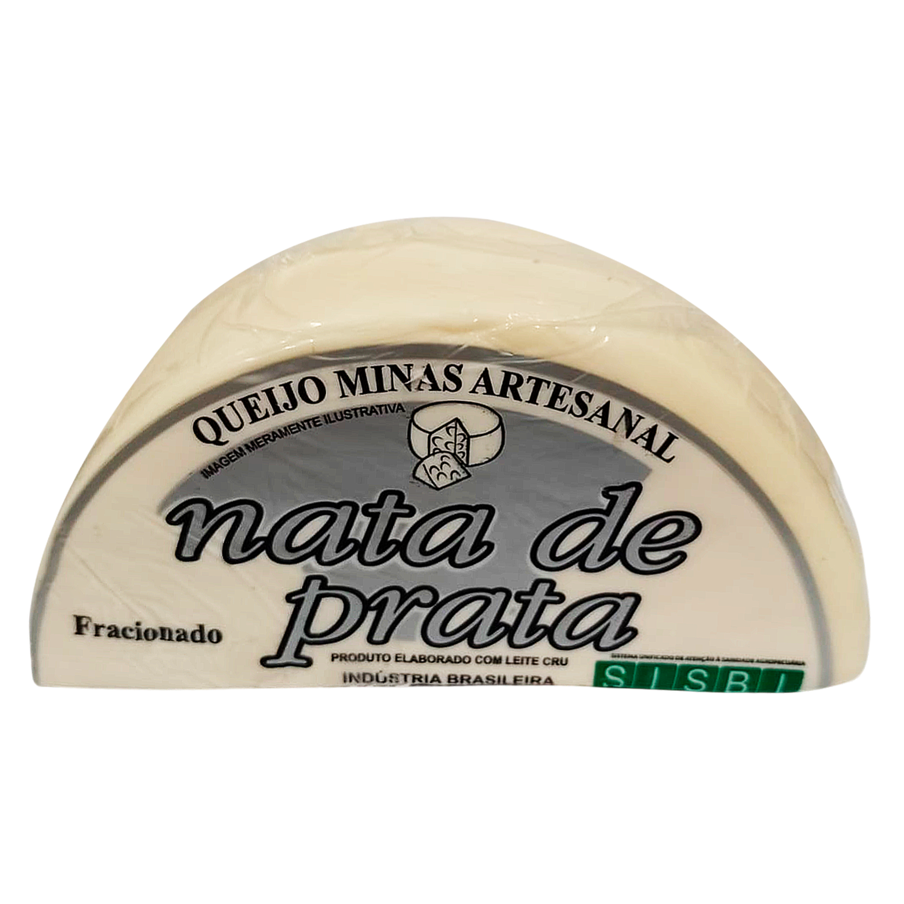 Queijo Minas Padr&atilde;o Nata Prata Peda&ccedil;o aprox. 750g