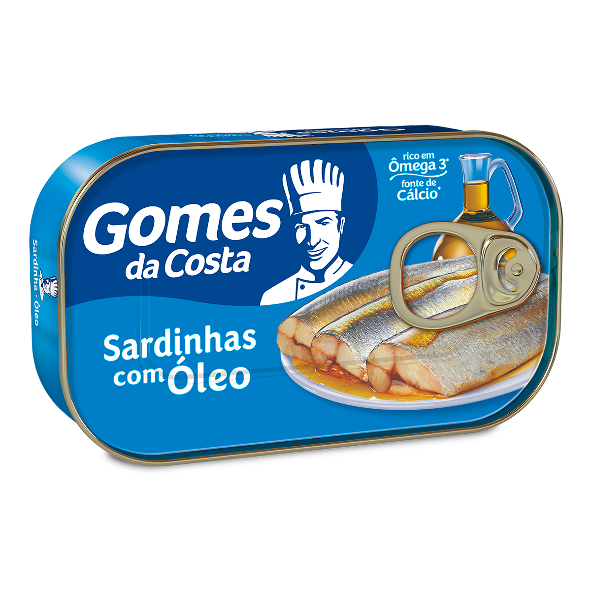 Sardinha com &Oacute;leo Gomes da Costa Lata 125g