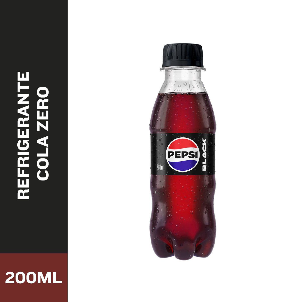 Refrigerante Pepsi Black Sem A&ccedil;&uacute;car 200ml Garrafa Pet