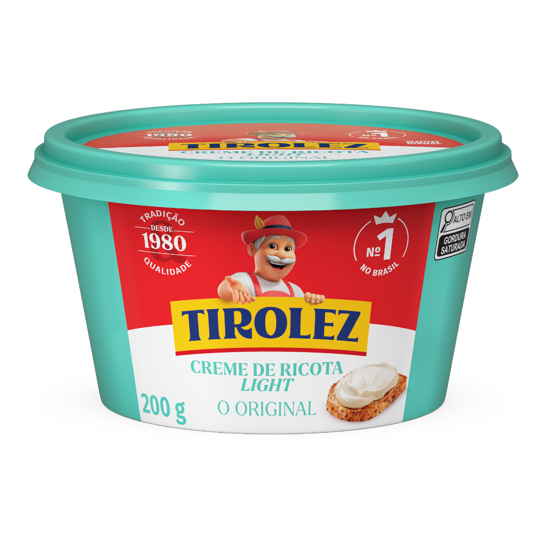 Creme de Ricota Light Tirolez Pote 200g