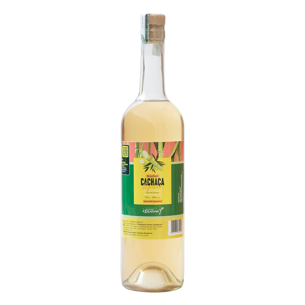 Licor de Cacha&ccedil;a Mix Sugarcane Ituana Garrafa 750ml