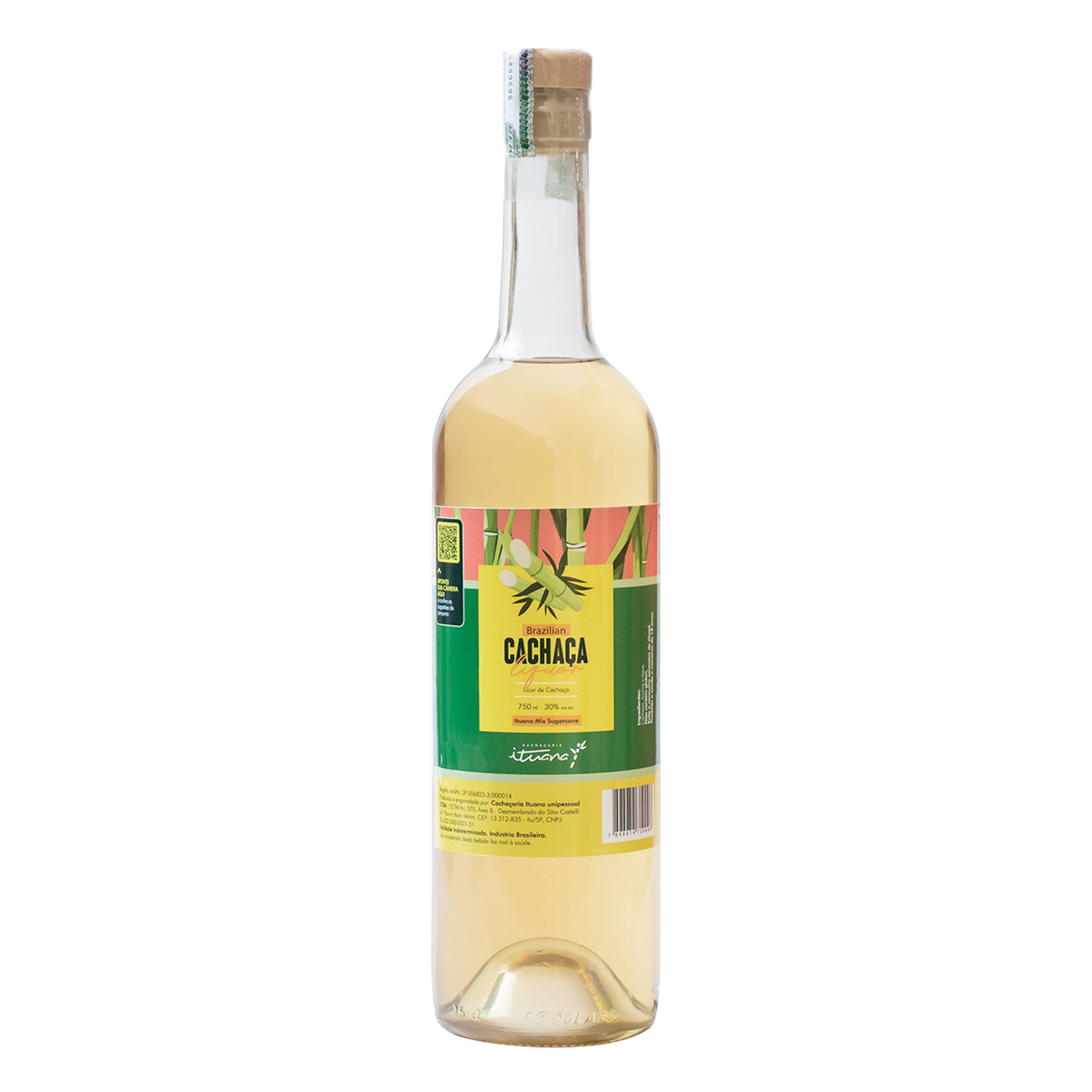 Licor de Cacha&ccedil;a Mix Sugarcane Ituana Garrafa 750ml