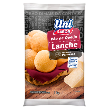 Pão de Queijo Lanche Uni Sabor Pacote 1kg