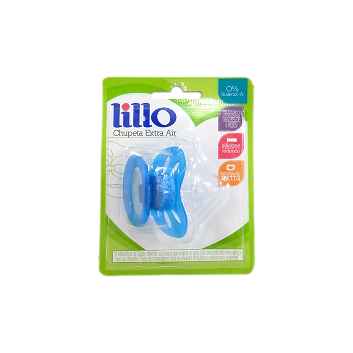 Chupeta Extra Air Azul Lillo