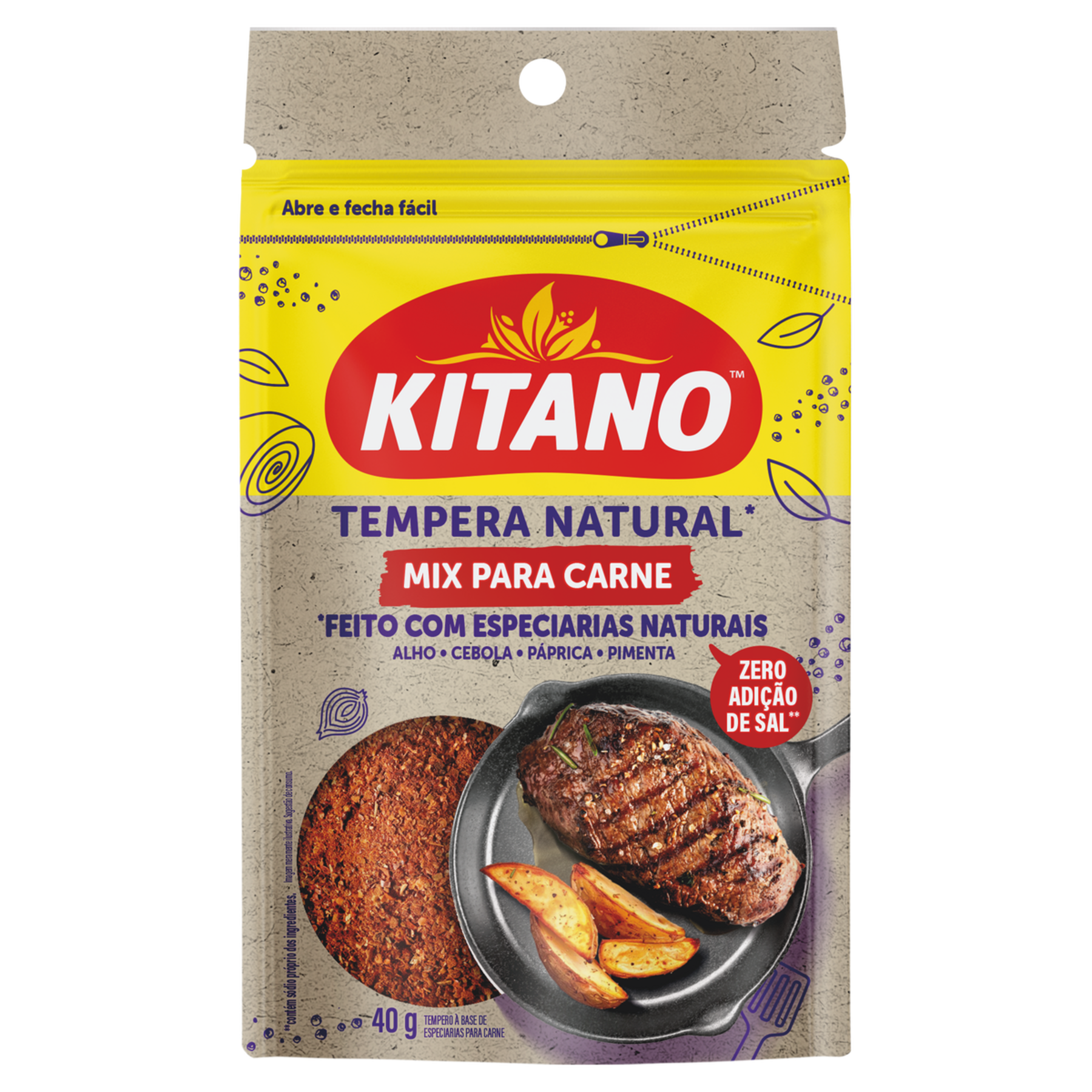 Tempero Mix para Carne Kitano Pouch 40g