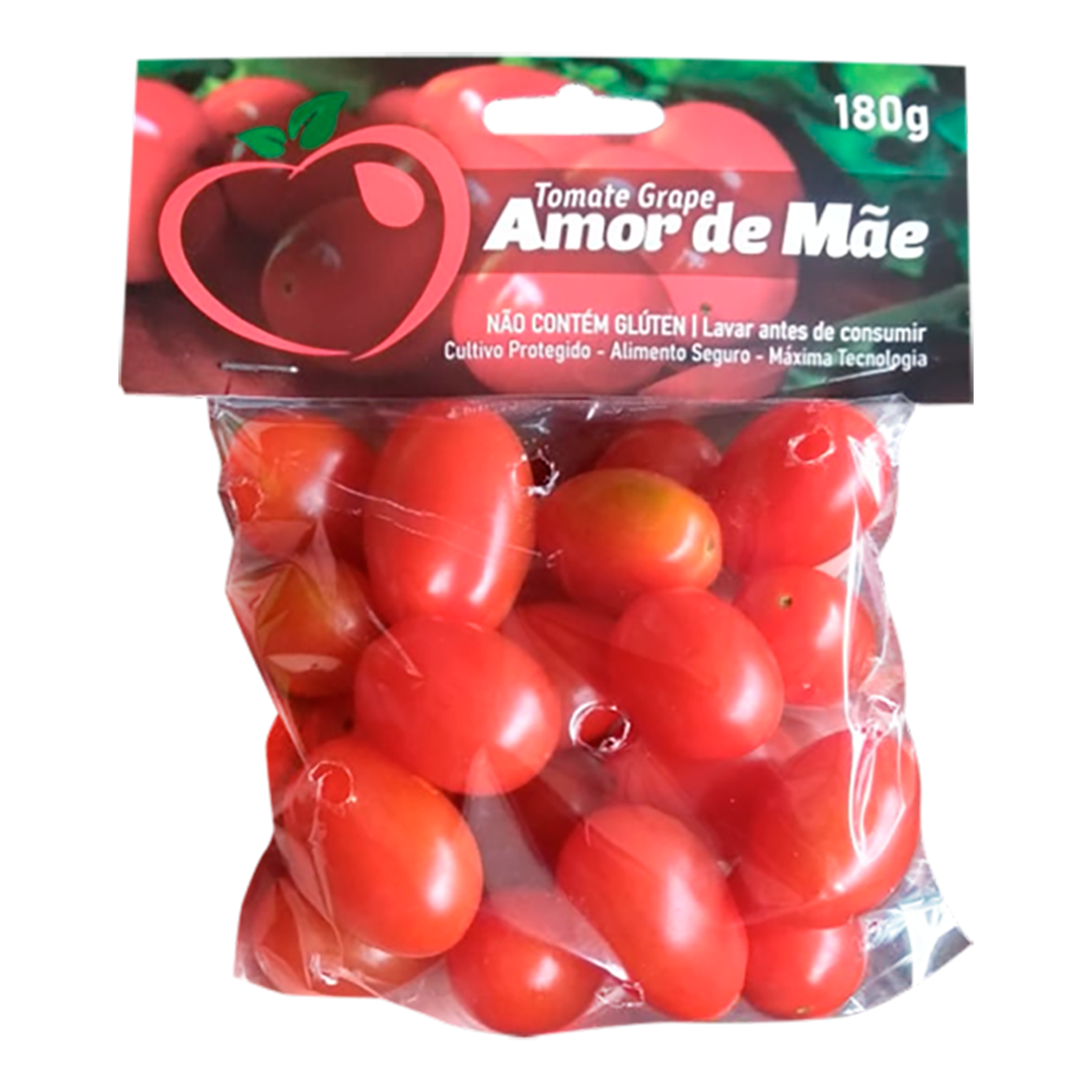 Tomate Grape Amor de Mãe Pacote 180g