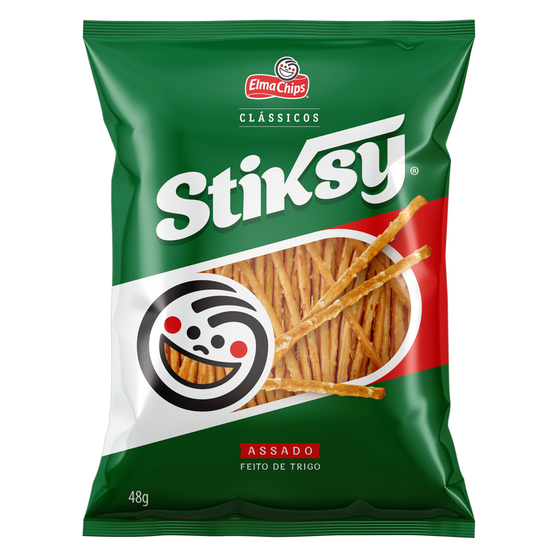 Palitinho de Trigo Stiksy Elma Chips Pacote 48g