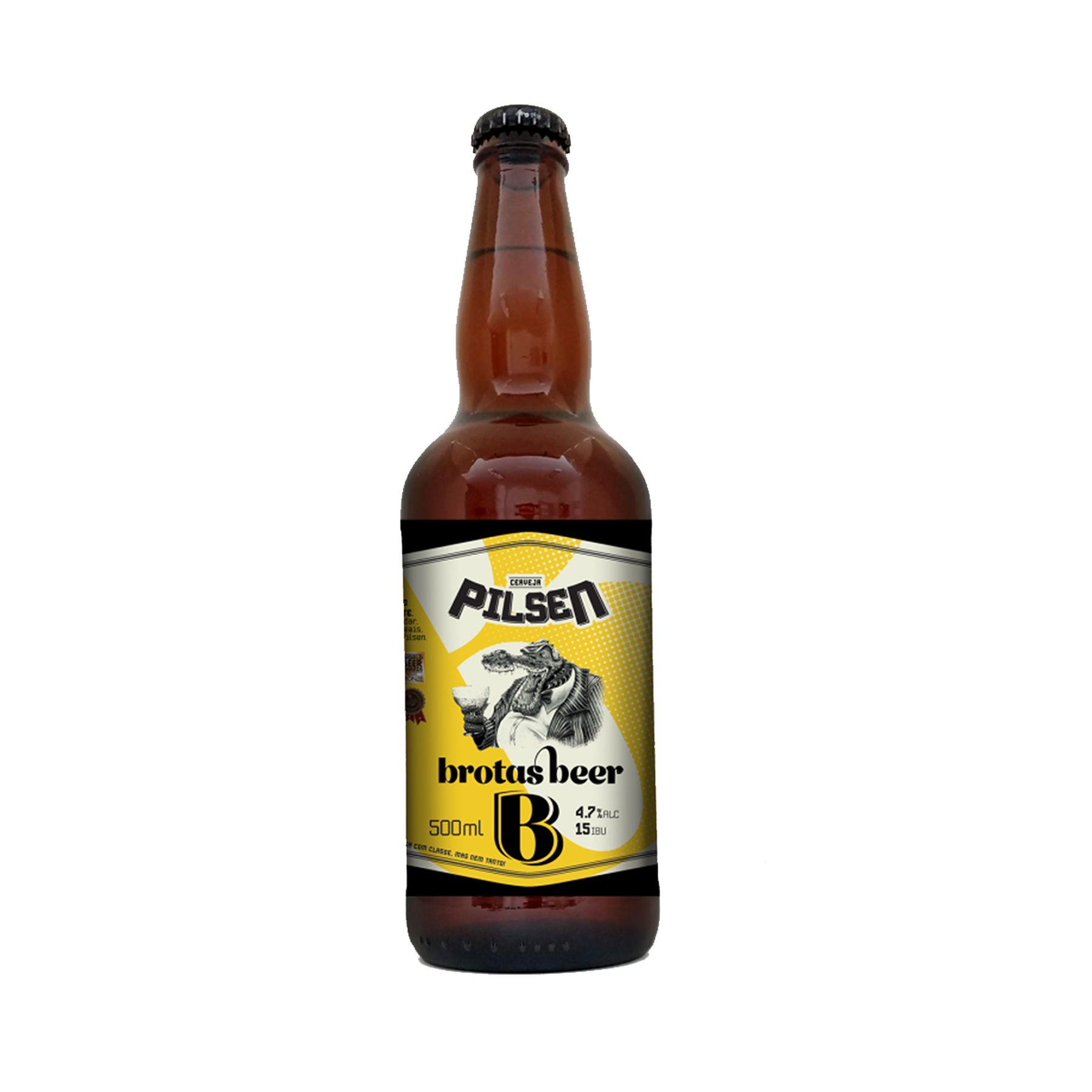 Cerveja Brotas Beer Pilsen Garrafa 500ml