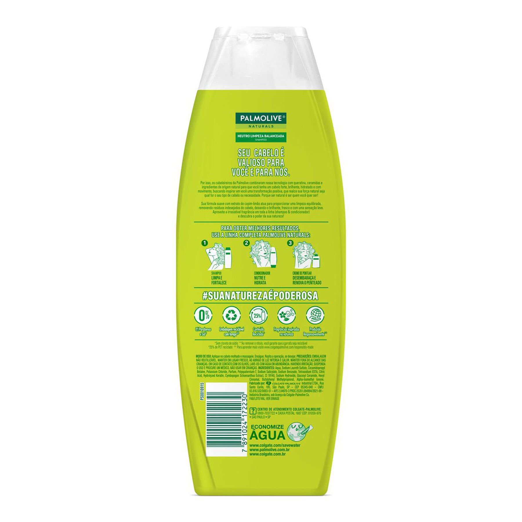 Shampoo Neutro Palmolive Naturals Frasco 350ml