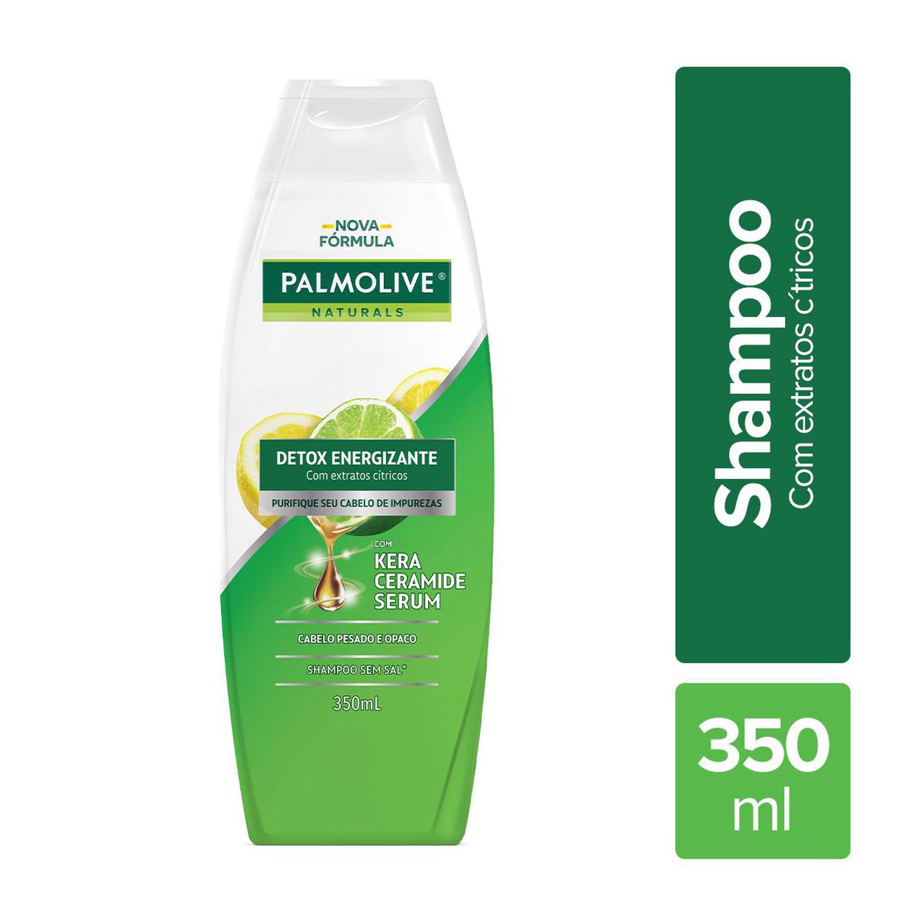 Shampoo Palmolive Naturals Detox Energizante Frasco 350ml&nbsp;