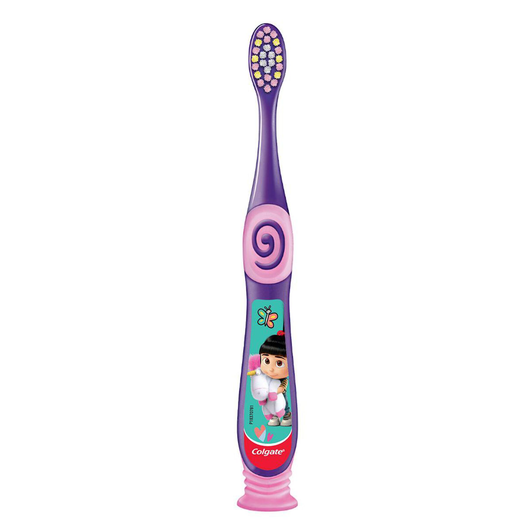 Escova Dental Infantil Extra Suave e Macia 2-5 anos Cabe&ccedil;a Pequena Meu Malvado Favorito Colgate C/2 Unidades