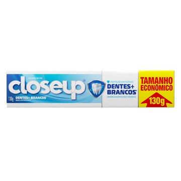 Creme Dental Dentes + Brancos Menta Refrescante Closeup Caixa 130g
