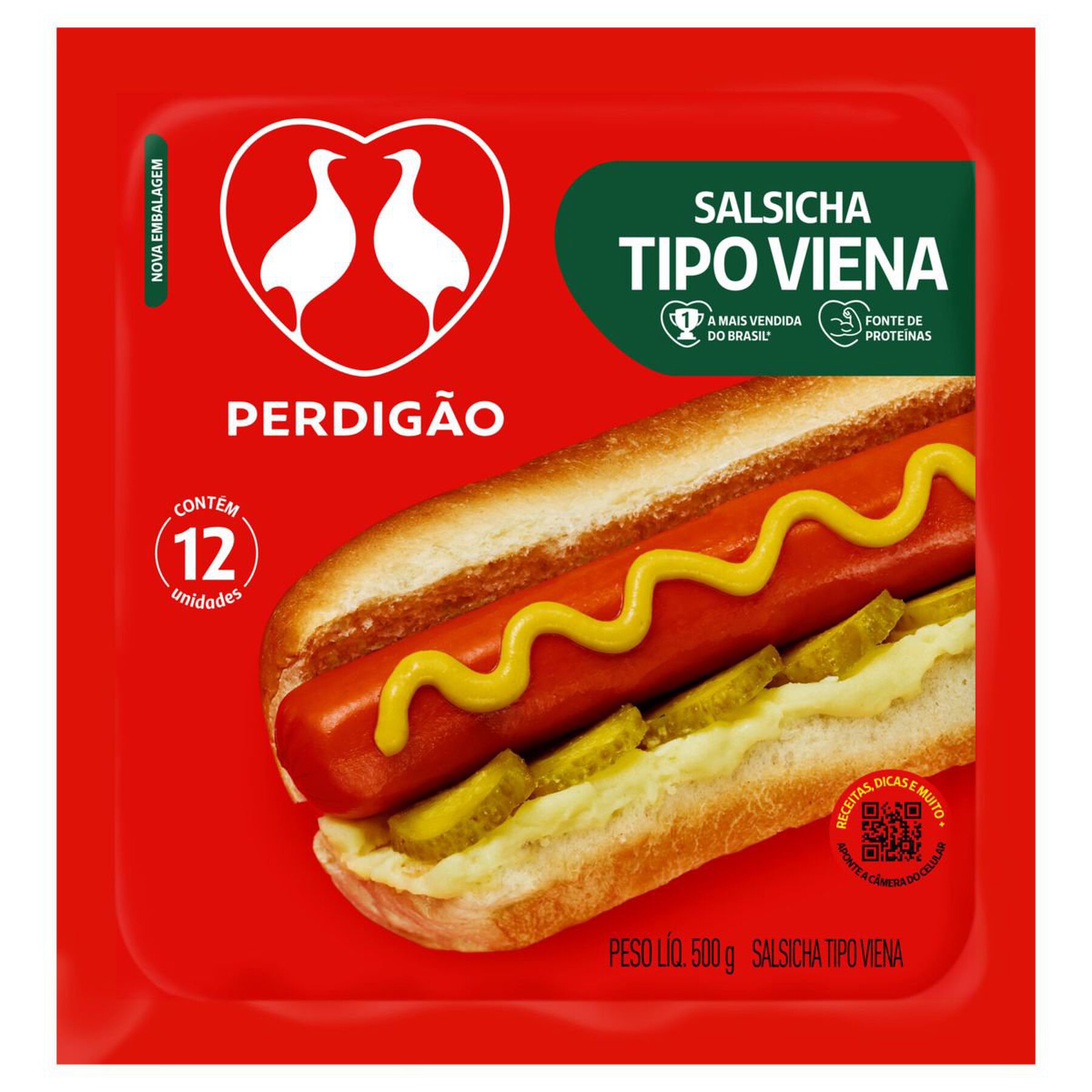 Salsicha Viena Perdigão 500g