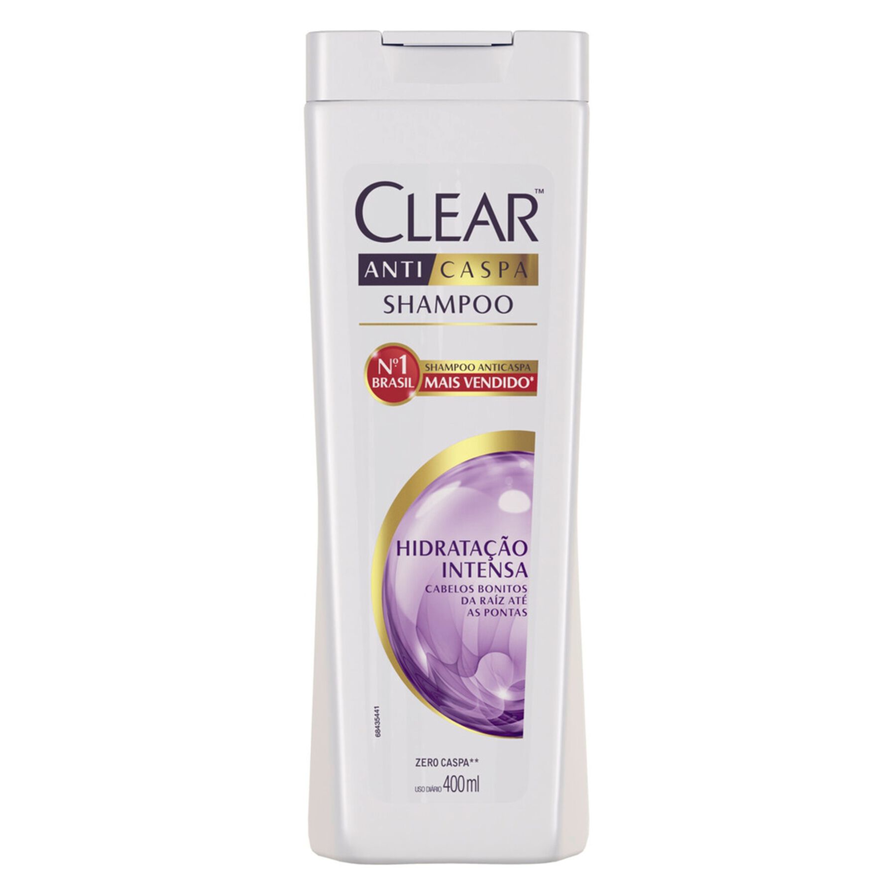 Shampoo Anticaspa Clear Hidrata&ccedil;&atilde;o Intensa Frasco 400ml