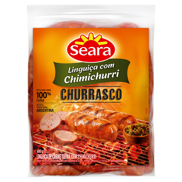 Linguiça de Carne Suína com Chimichurri Seara Churrasco 600g