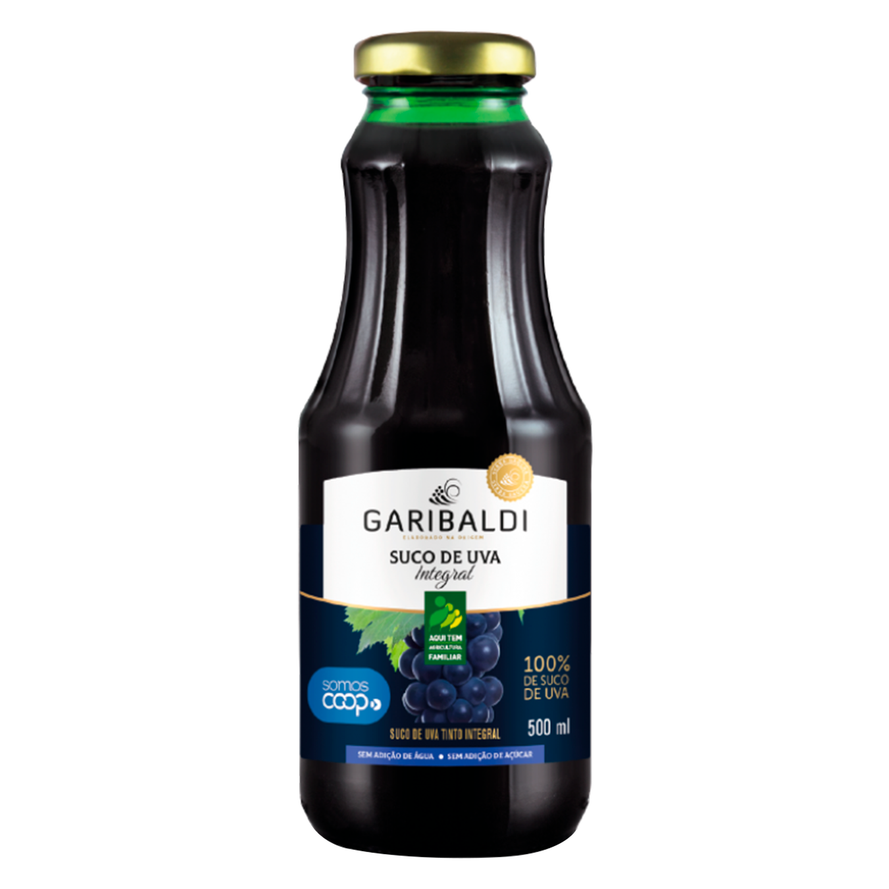 Suco Integral Uva Tinto Garibaldi Garrafa 500ml