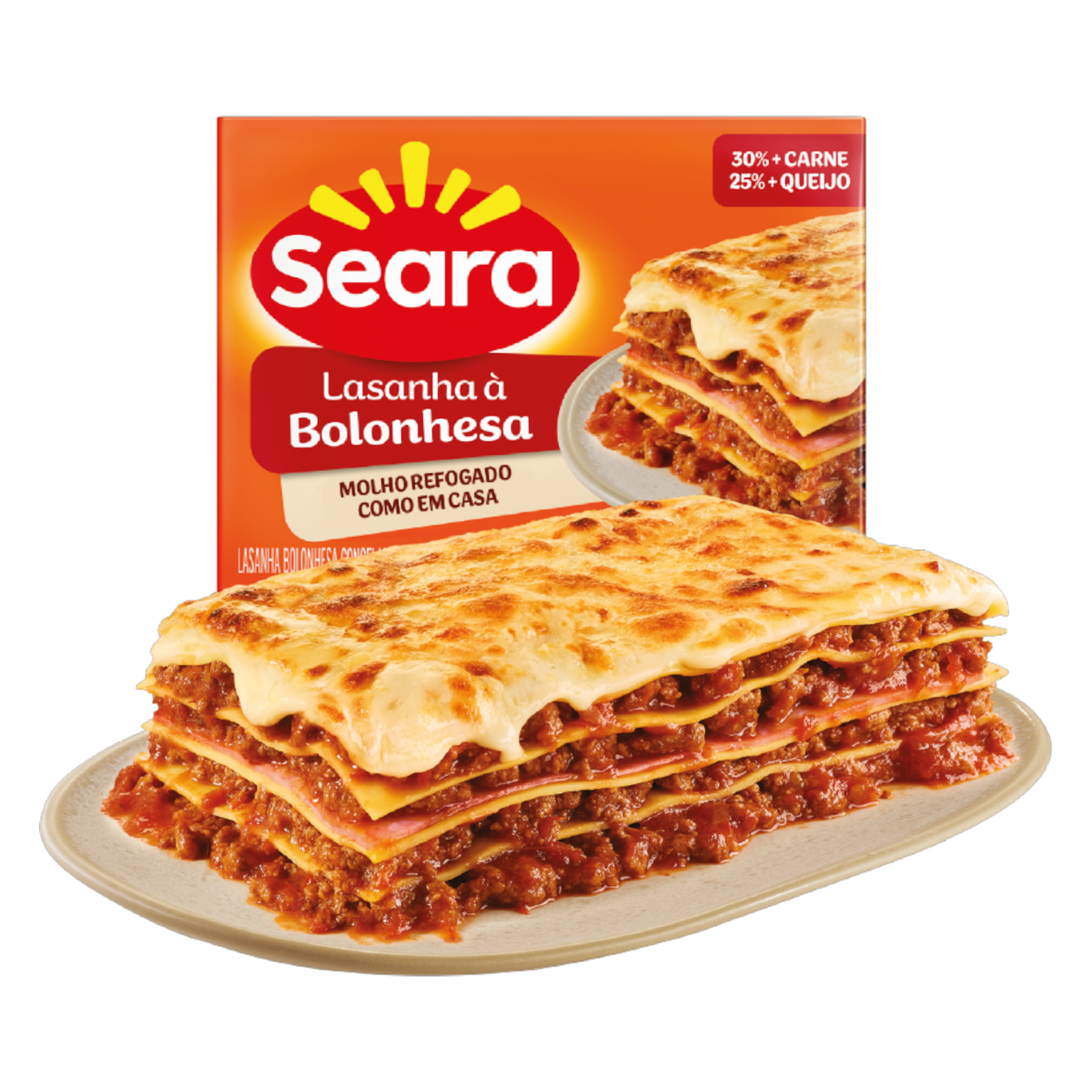 Lasanha &agrave; Bolonhesa Seara Caixa 1kg
