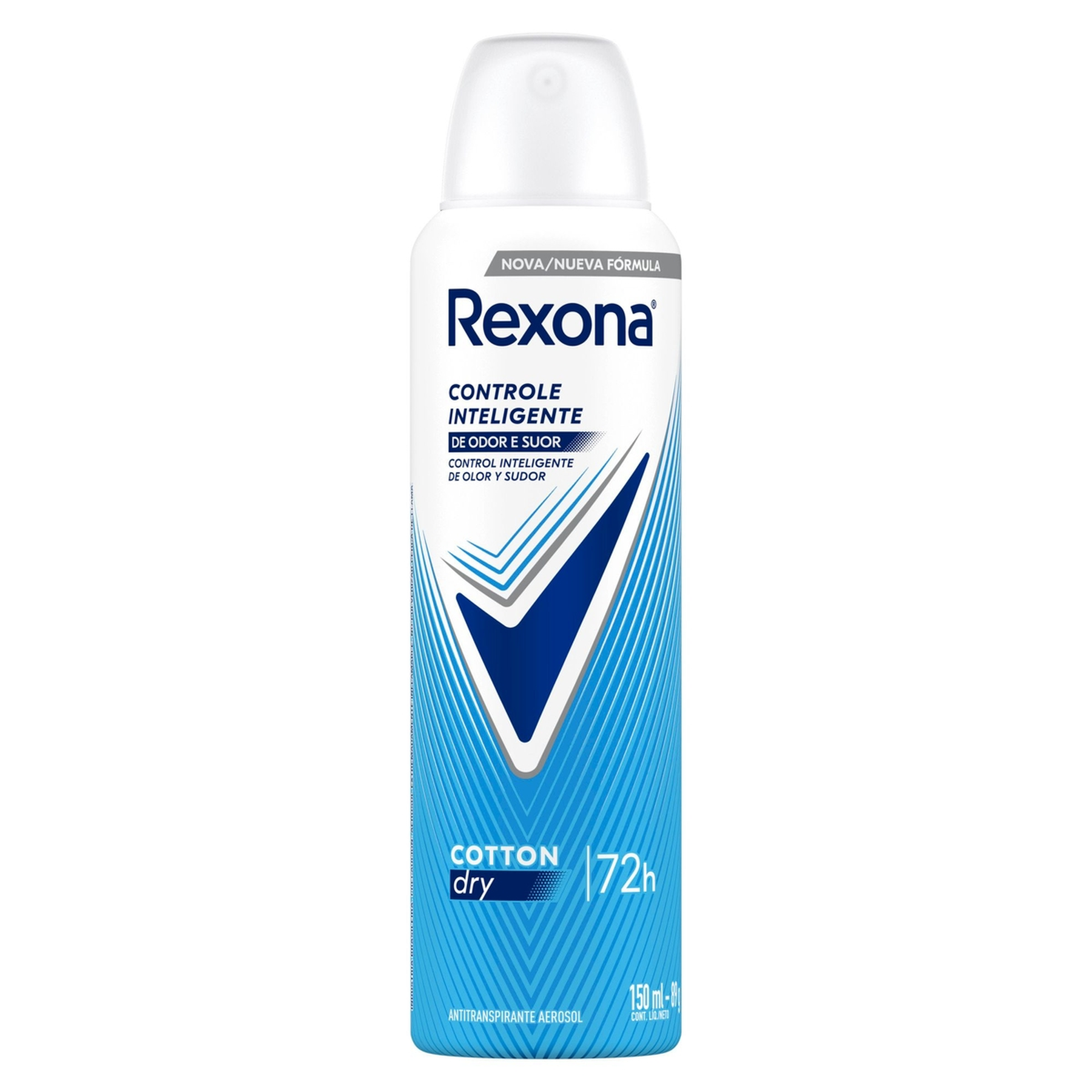 Desodorante Antitranspirante Aerossol Rexona Cotton Dry 150ml