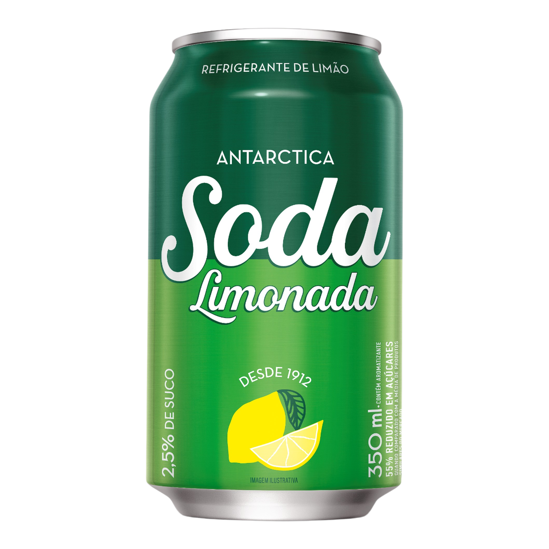 Refrigerante Limonada Soda Antarctica Lata 350ml