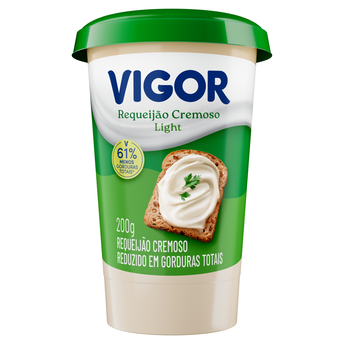 Requeij&atilde;o Cremoso Light Vigor Copo 200g&nbsp;