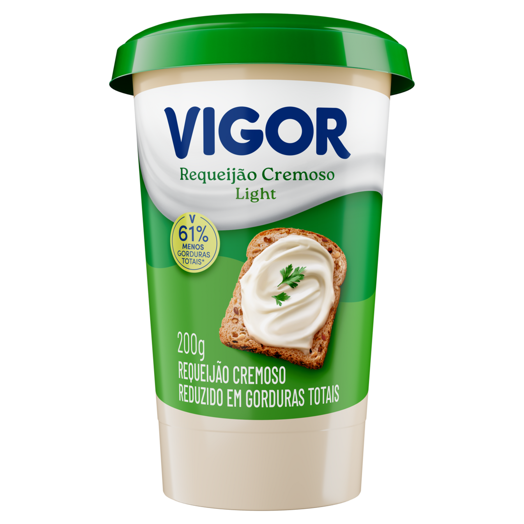 Requeij&atilde;o Cremoso Light Vigor Copo 200g&nbsp;