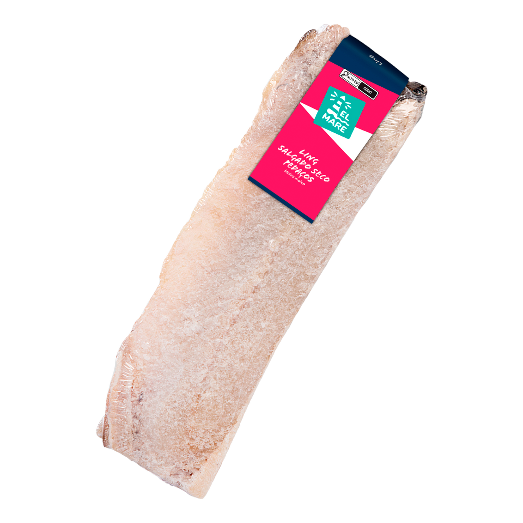 Ling Salgado Seco Pedaços Molva Molva El Mare aprox. 1.000g