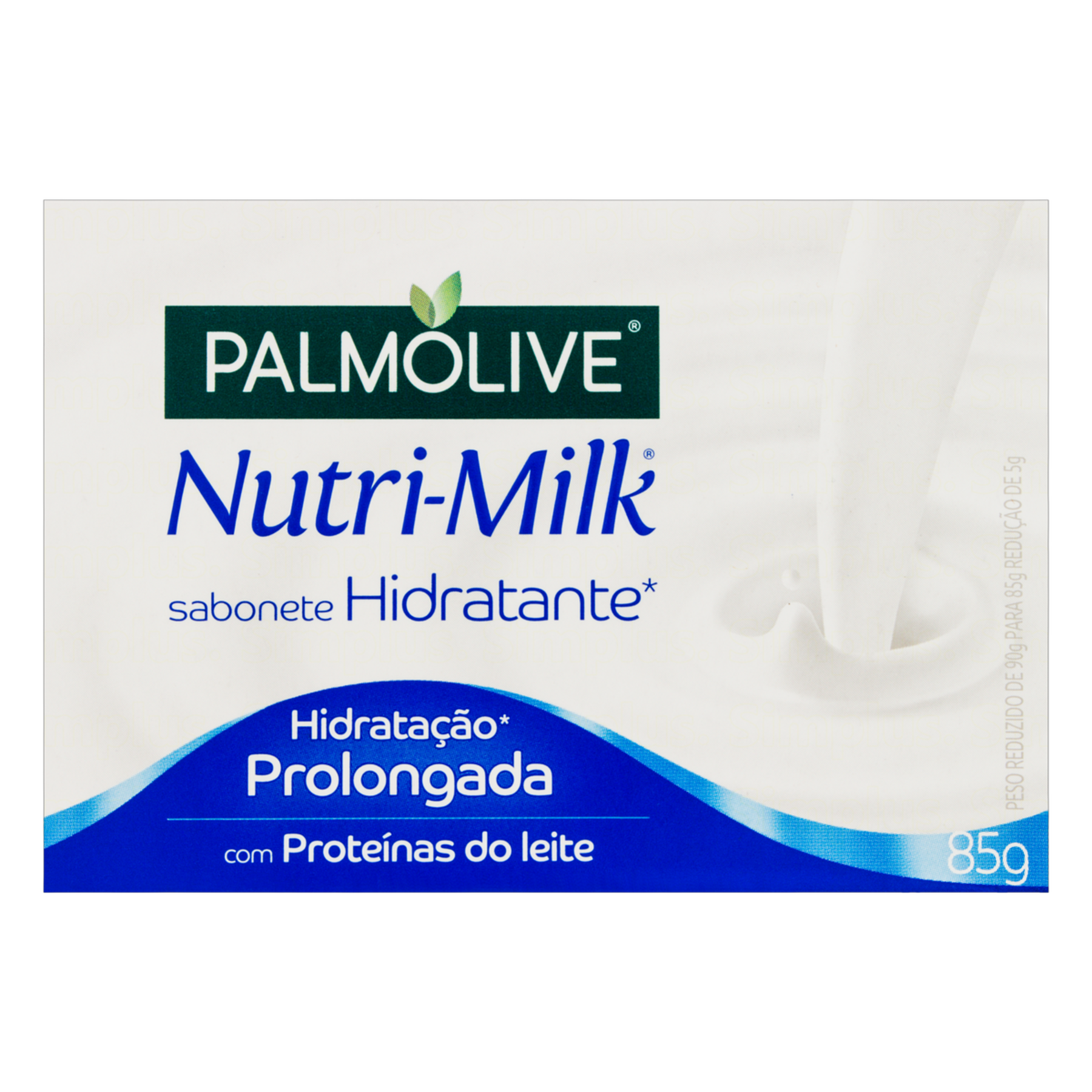 Sabonete em Barra Hidratação Prolongada Nutri-Milk Palmolive Caixa 85g