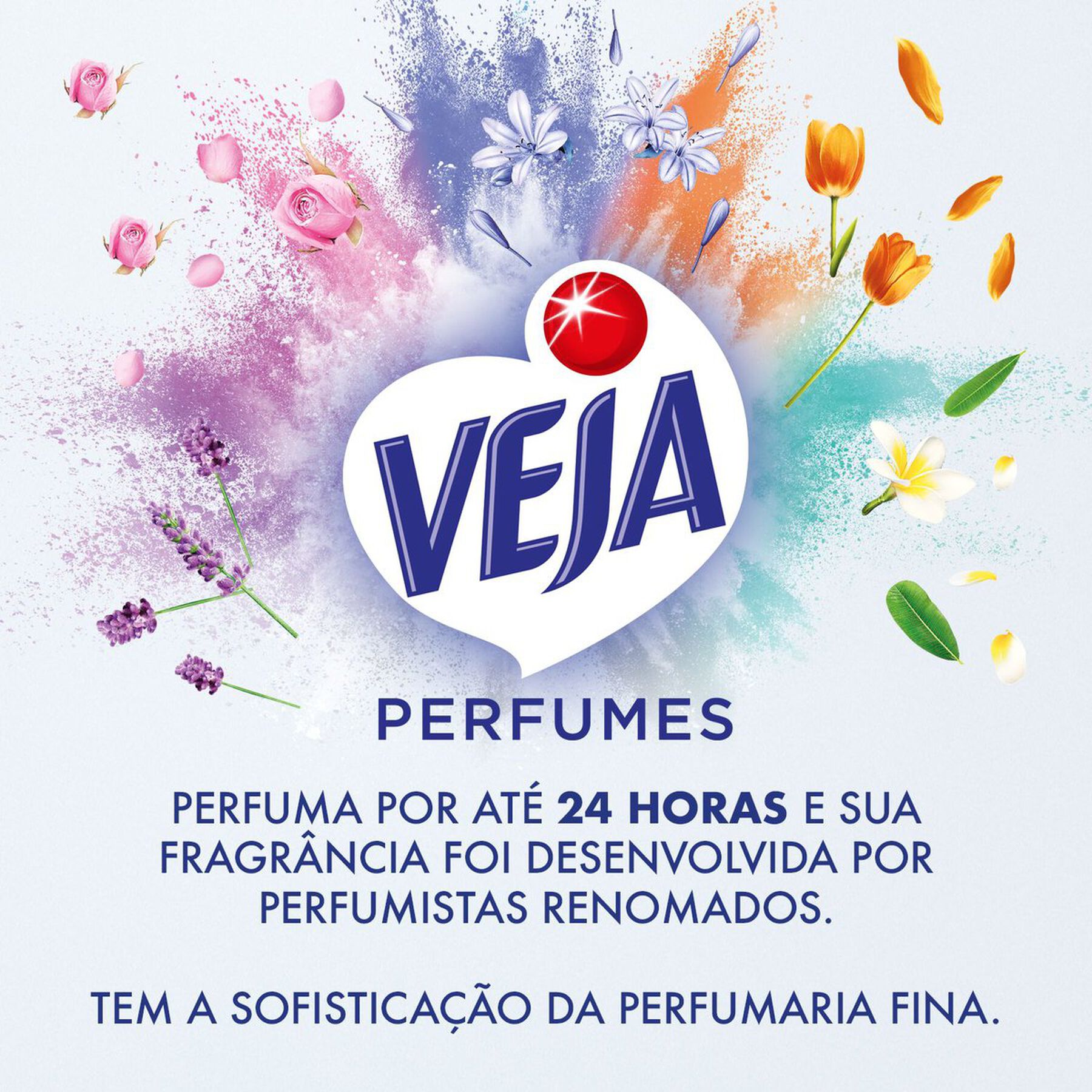 Limpador Perfumado Flores do Mediterr&acirc;neo Veja Perfumes Frasco 1l Leve Mais Pague Menos&nbsp;