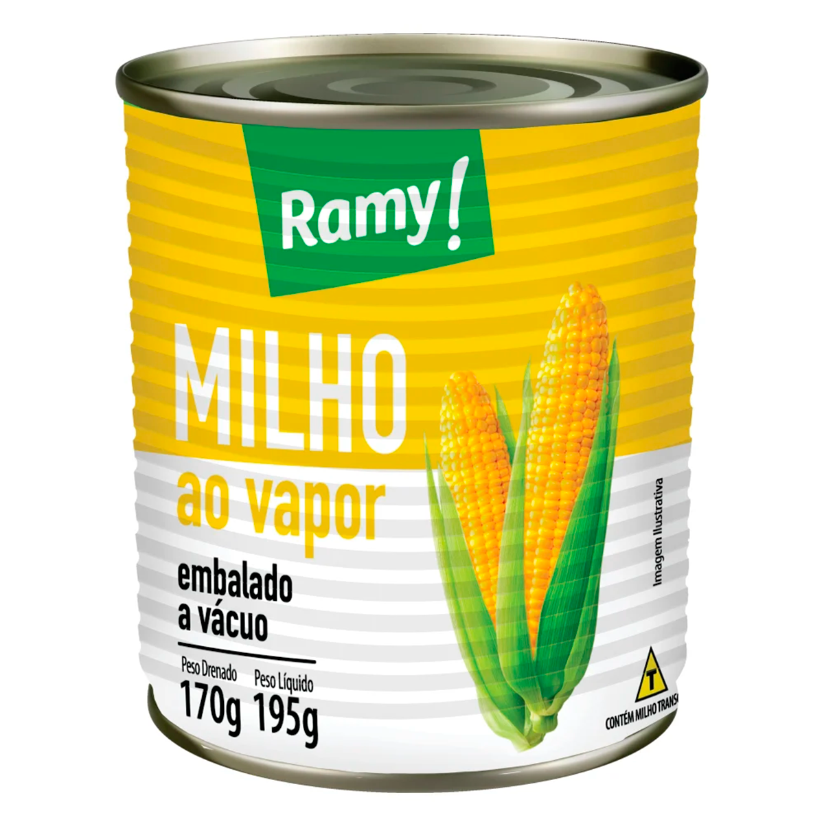 Milho ao Vapor Ramy! Lata 170g