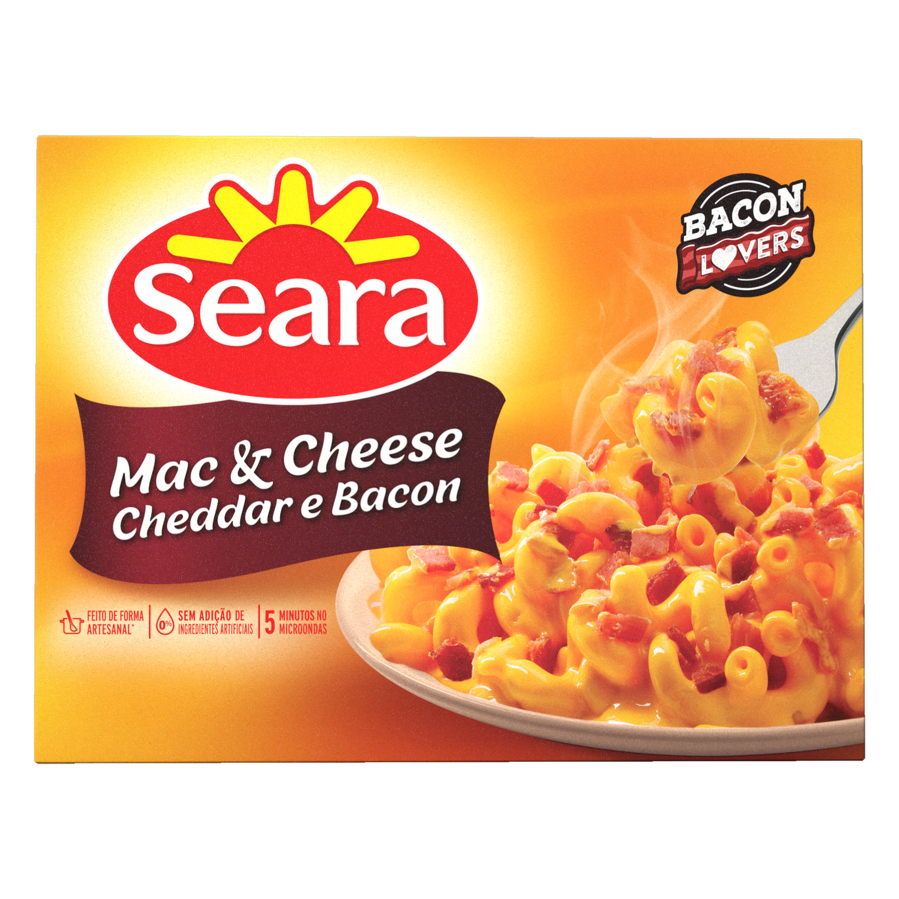 Mac & Cheese Cheddar e Bacon Seara Caixa 300g