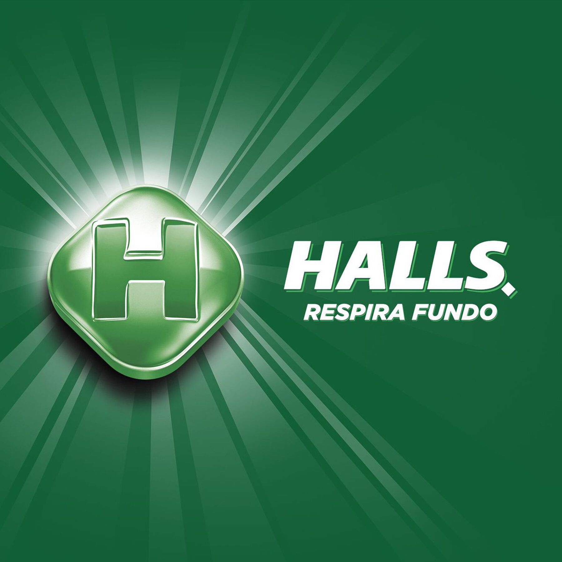 Bala Menta Halls Pacote 28g