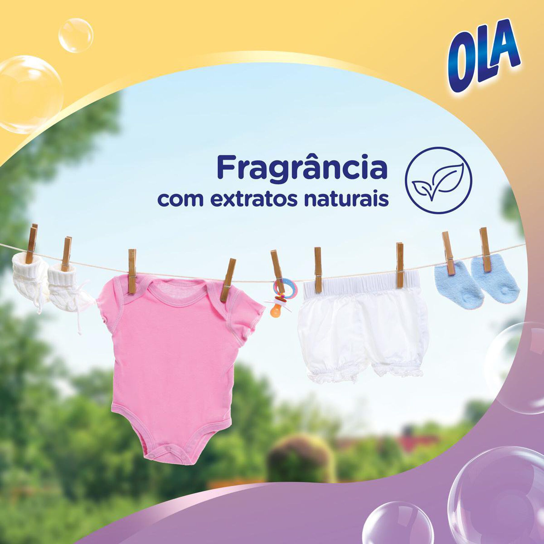 Sabão Roupas Delicadas Bebê Ola Frasco 1l
