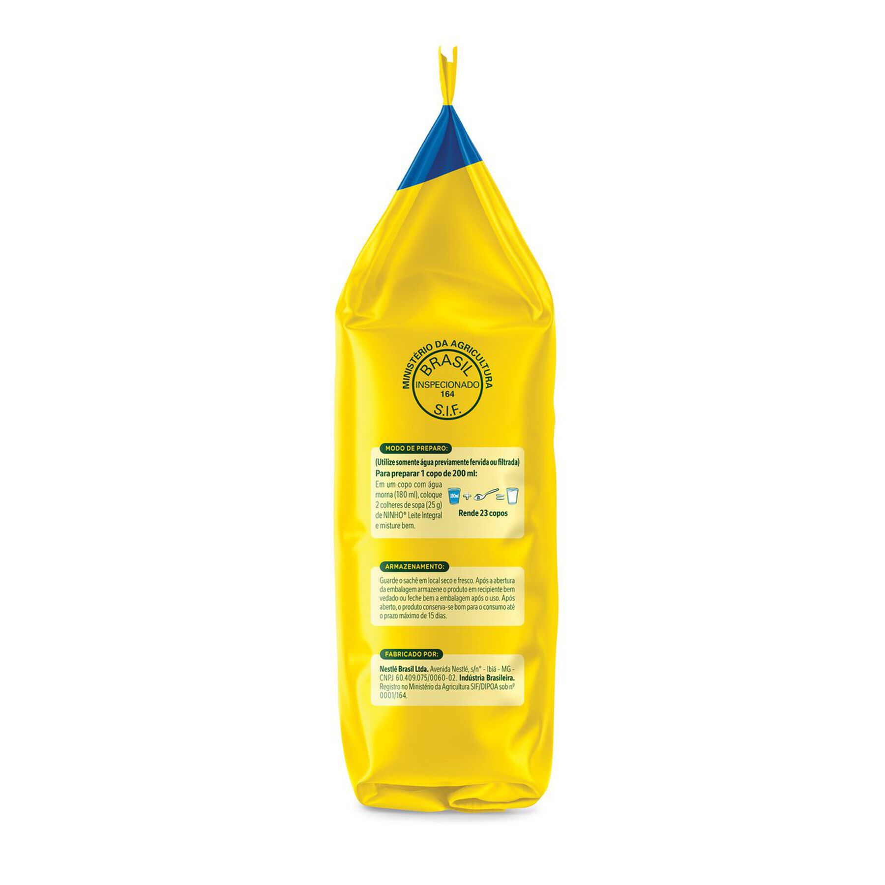 Leite em Pó Ninho Integral Sachê 575g