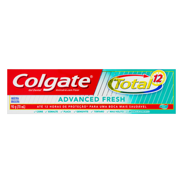 Creme Dental Colgate Total 12 Advanced Fresh Caixa 90g