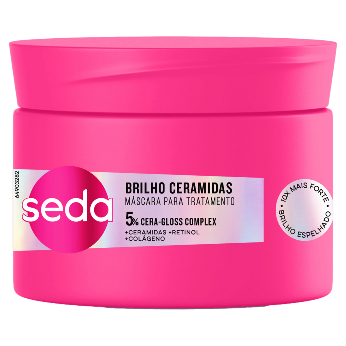 M&aacute;scara de Tratamento Brilho Ceramidas Seda Pote 300g