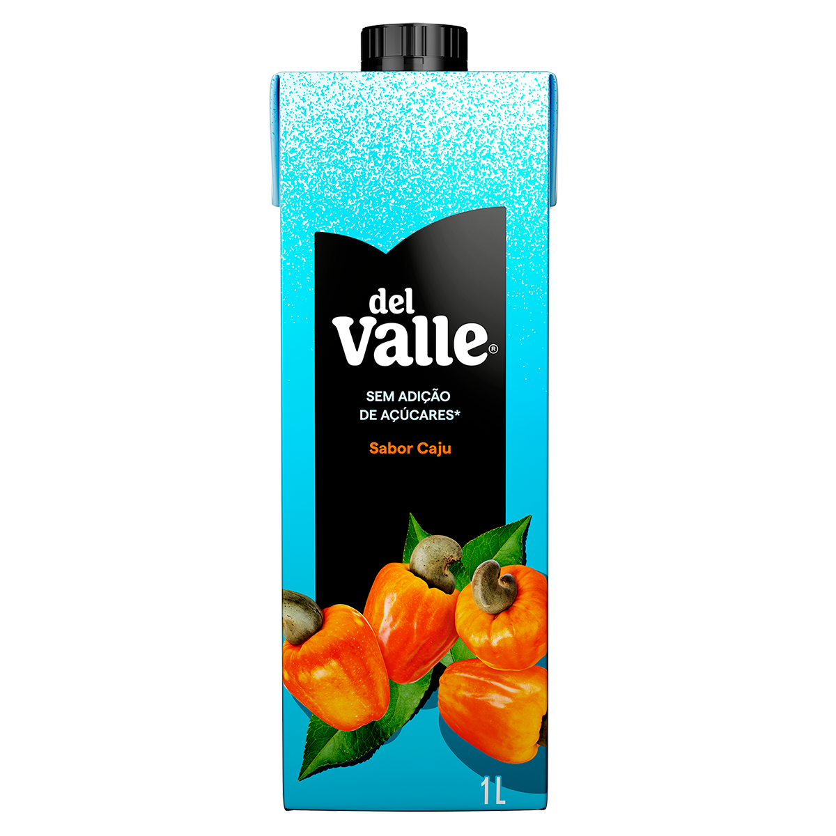 N&eacute;ctar de Caju Sem Adi&ccedil;&atilde;o de A&ccedil;&uacute;cares Del Valle 1l