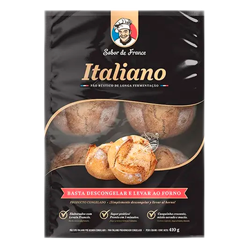 Pão Italiano Sabor de France Pacote 410g