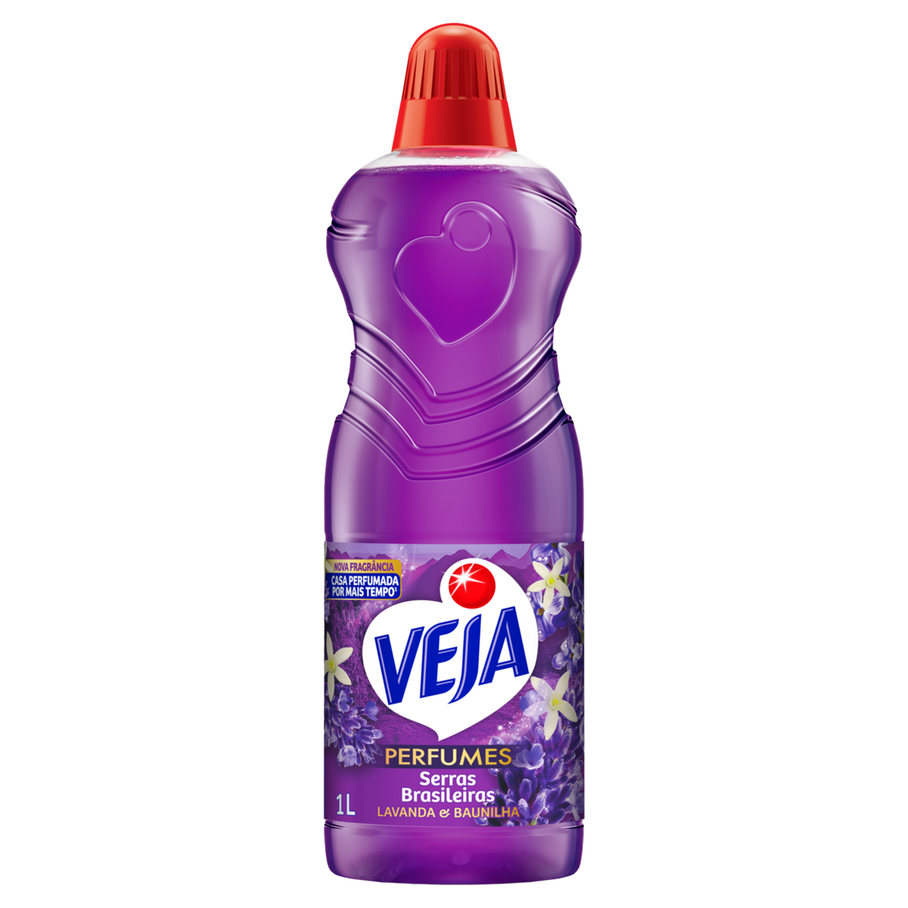 Limpador Perfumado Lavanda e Baunilha Serras Brasileiras Veja Perfumes Frasco 1l