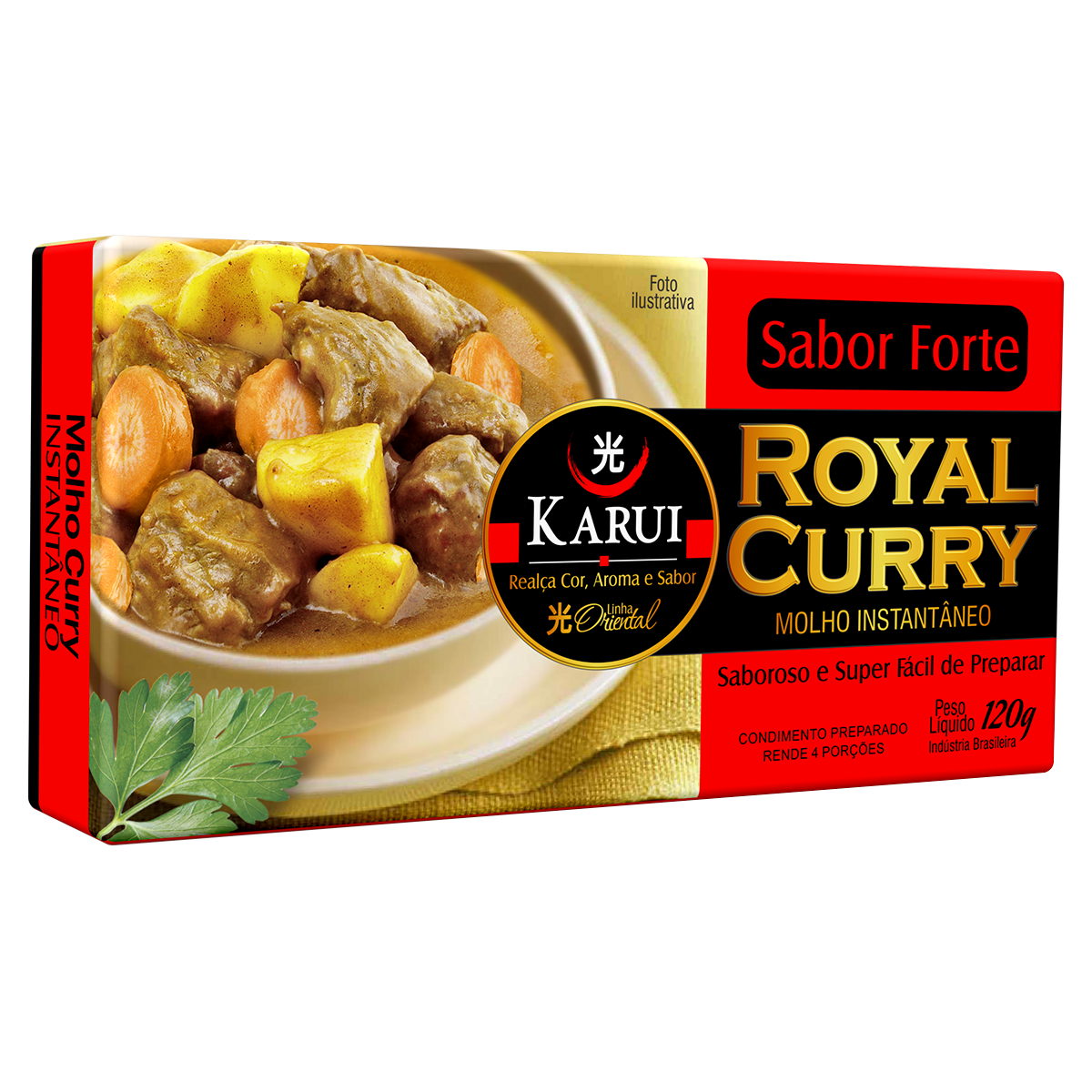 Caldo Royal Curry Forte Karui 120g
