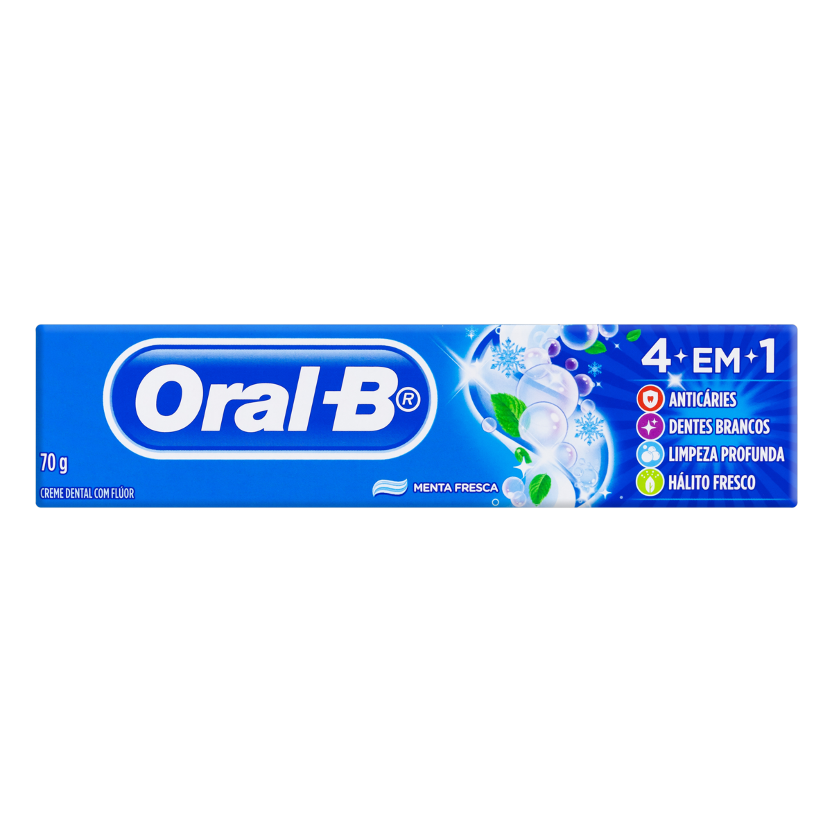 Creme Dental 4 em 1 Menta Fresca Oral-B Caixa 70g