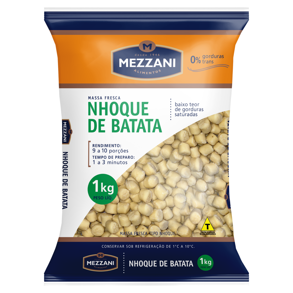 Nhoque Mezzani 1kg