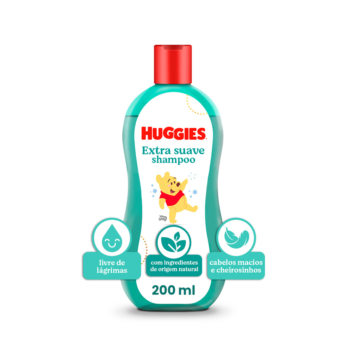 Shampoo Infantil Extra Suave Huggies Frasco 200ml